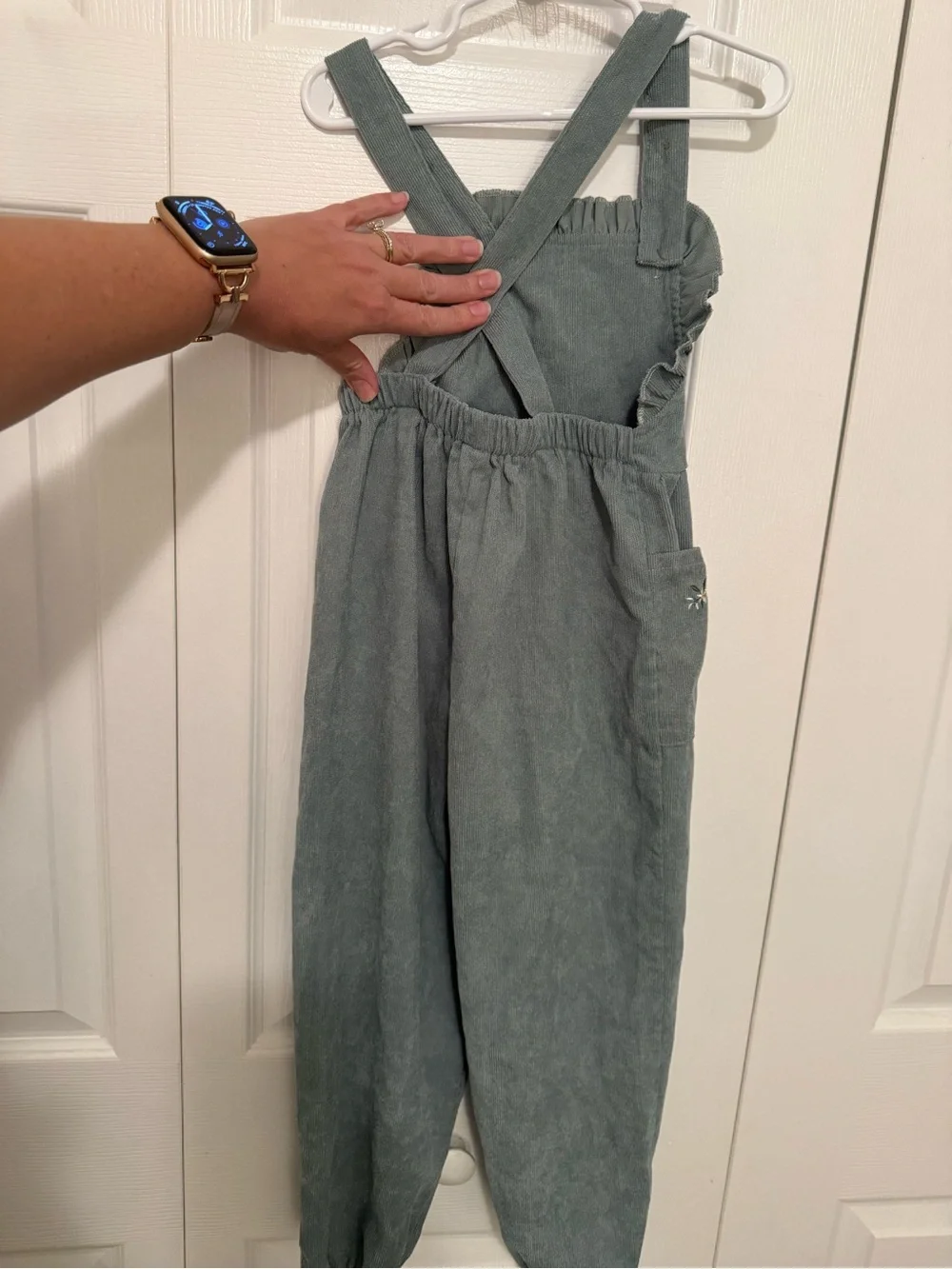 SHEIN corduroy overalls